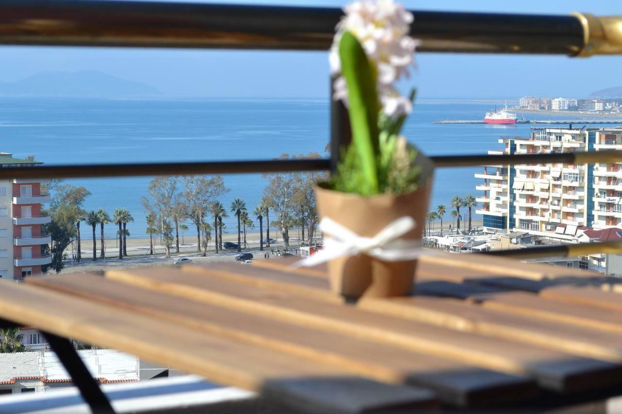Seaview Penthouse 2 Bedrooms Apartment & Box Garage Vlore Exterior photo